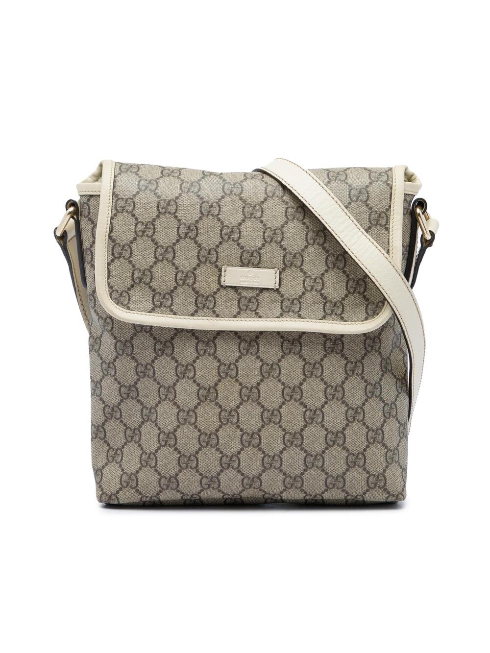 Gucci Flap Messenger Gg Coated Canvas #366758G78B